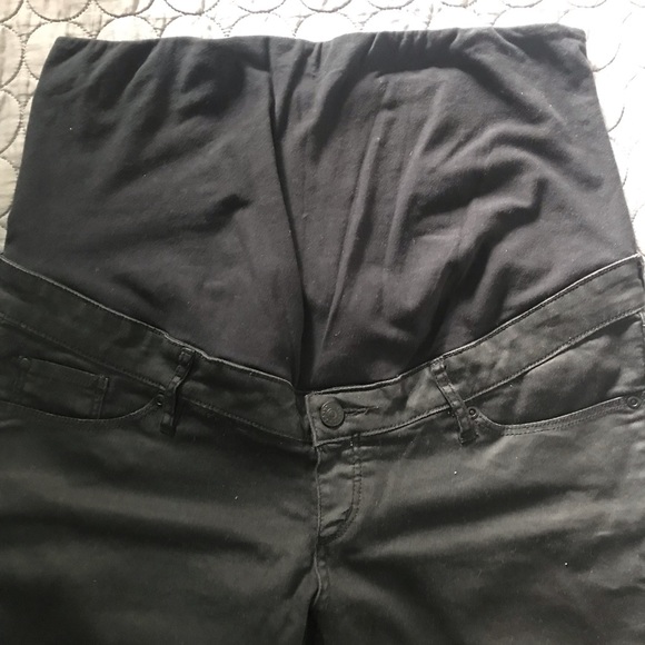 H&M Black Maternity Jeans Size 14 - Picture 2 of 3